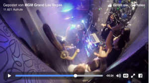 MGM Grand Las Vegas Party Fahrstuhl