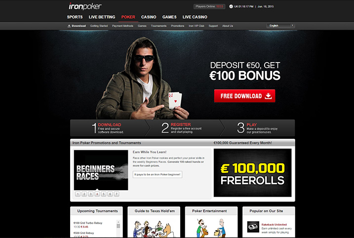 Ironpoker Bonus