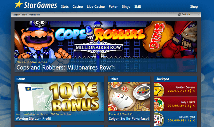 Stargames Casino Übersicht