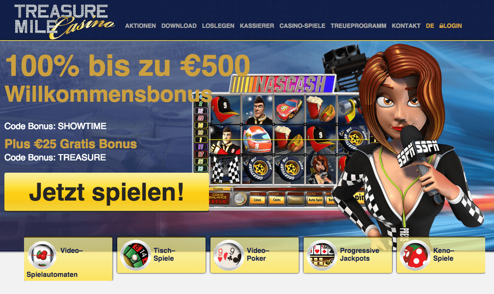 Treasure Mile Casino Übersicht